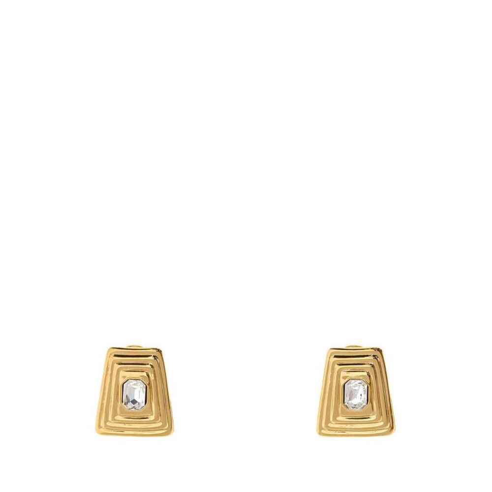 Alessandra Rich Women Gold Metal Earrings